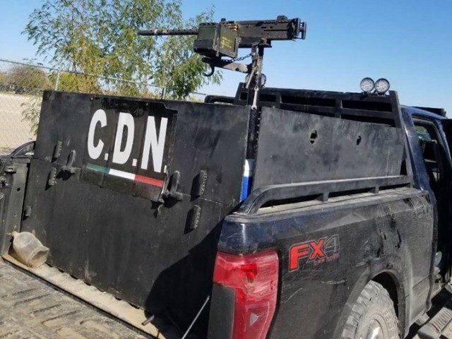 CDN faction of Los Zetas attack vehicle (Cartel Chronicles/Breitbart News Foundation)