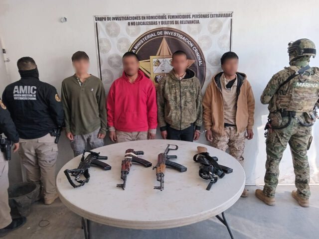 Cartel members arrested by Mexican military forces. (Credit: SSPC Mexico)