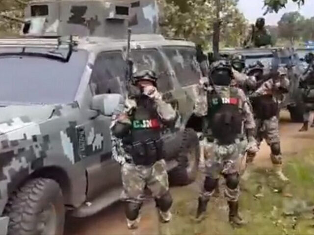 cjng Cartel Jalisco Nueva Generacion leakes video showing what appears to be a paramilitary arm